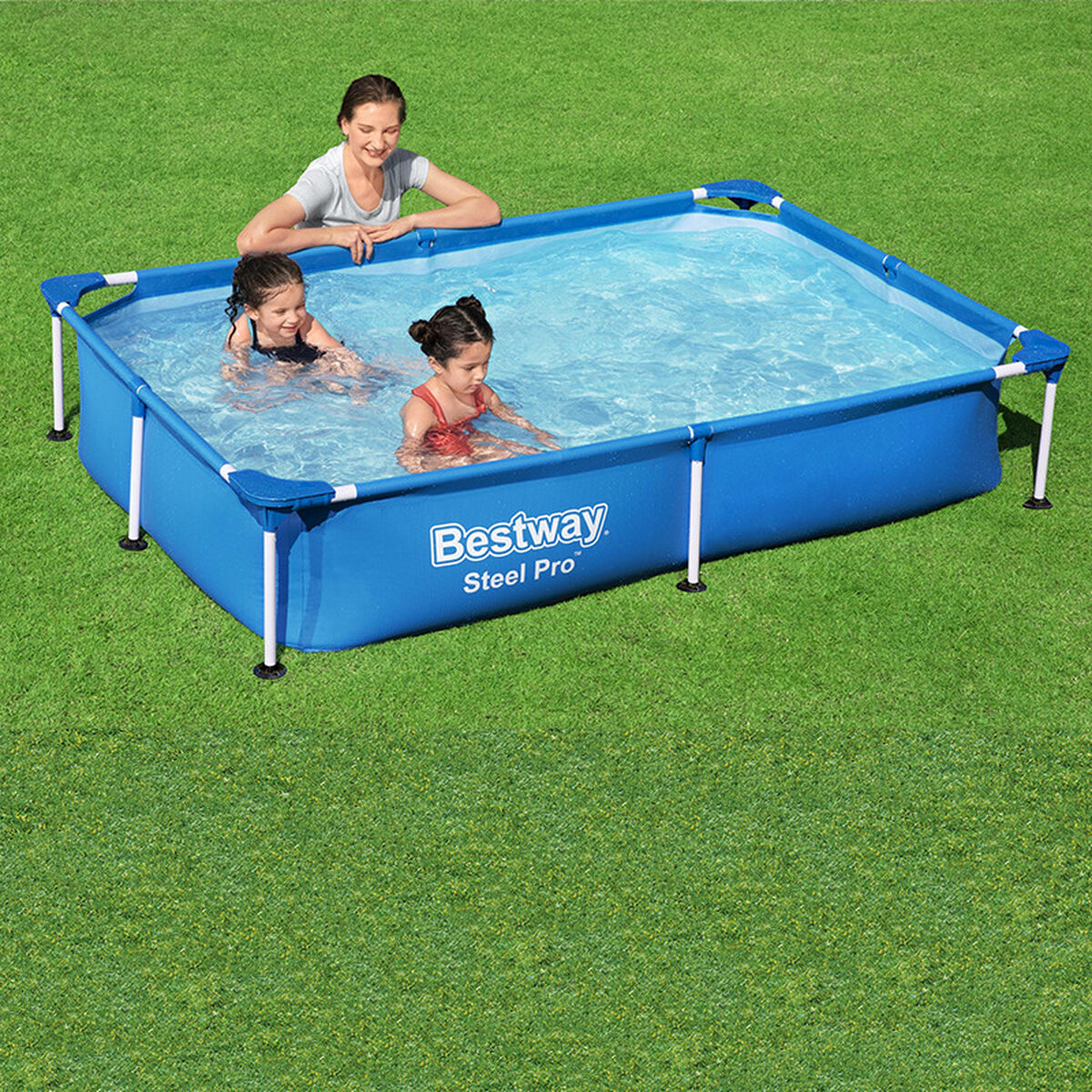 Bassein Eemaldatav Bestway 221 x 150 x 43 cm
